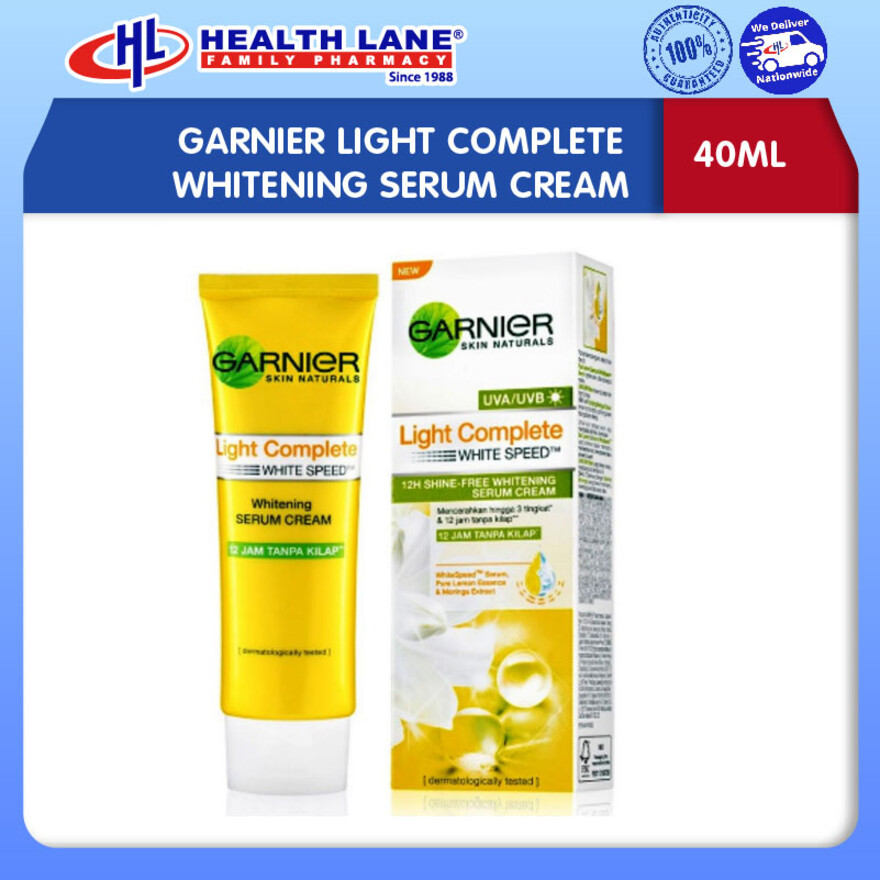 GARNIER LIGHT COMPLETE PEMUTIH SERUM KRIM (40ML)